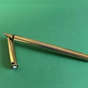 Gold Mont Blanc, Calligraphy Pen